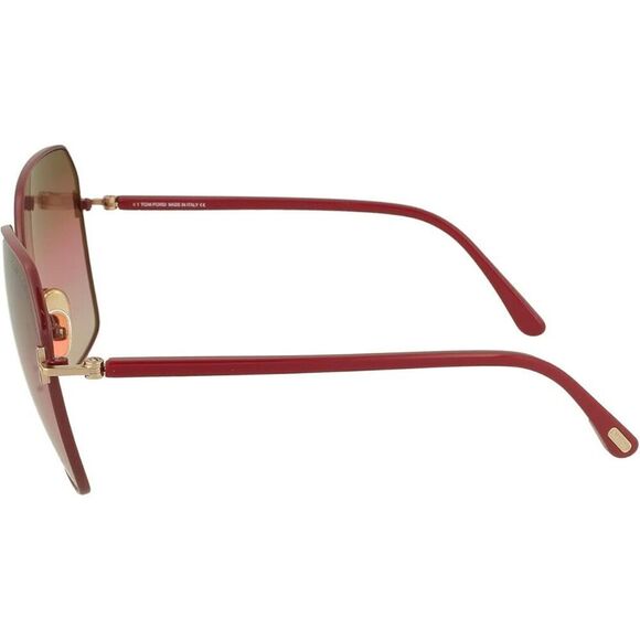 NIB Tom Ford Claudia Geometric Metal/Acetate Sunglasses w/ case & cloth - Picture 6 of 13